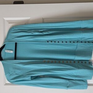 Zenana Outfitters Blue Cardigan Sweater